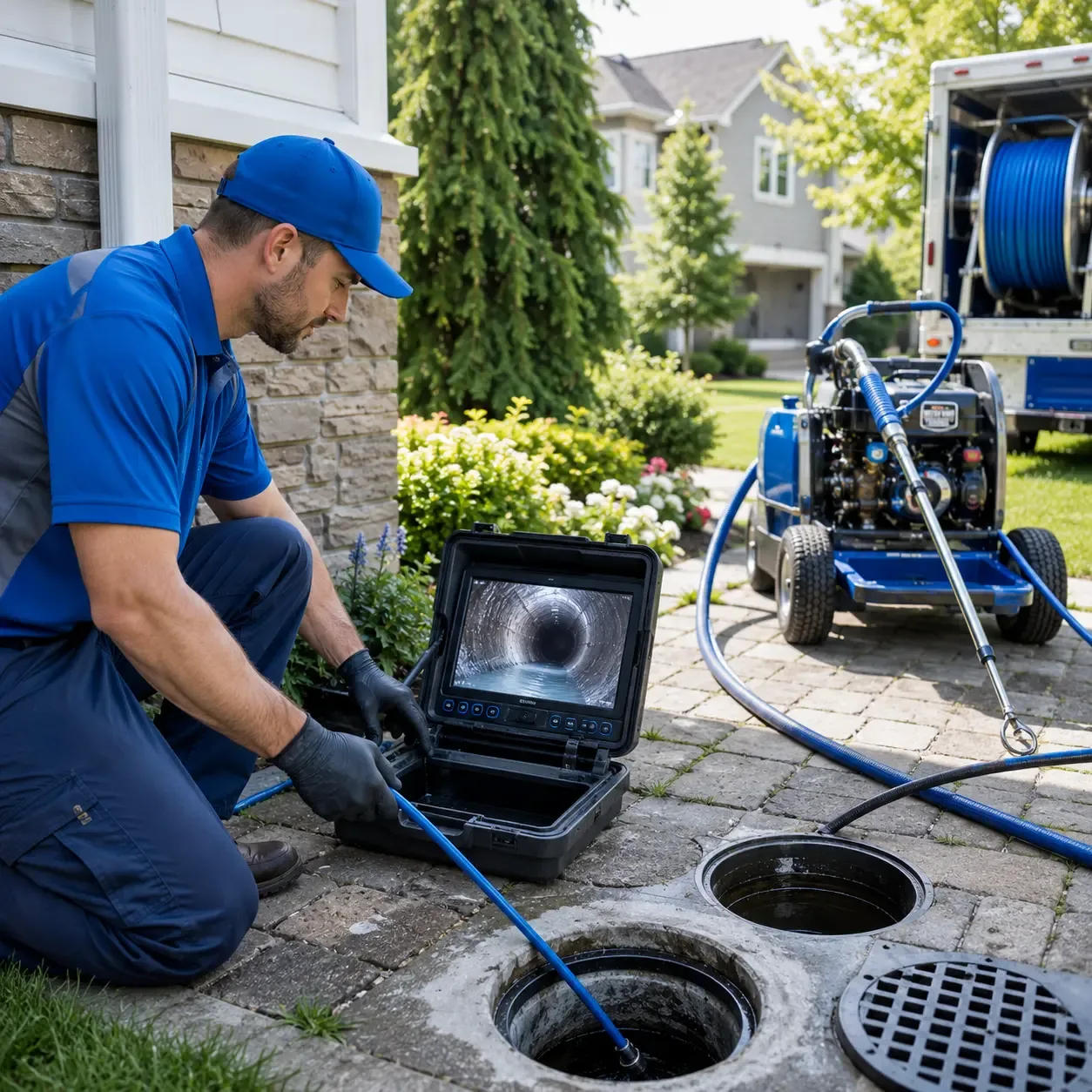 Outdoor drain cleaning professionals serving Harrisburg, NC